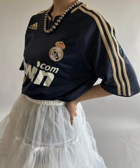 【USED】 REAL MADRID Soccer Shirt /240831-026