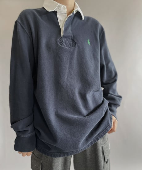 【USED】 Polo By Ralph Lauren Rugby Shirt / 220910-006