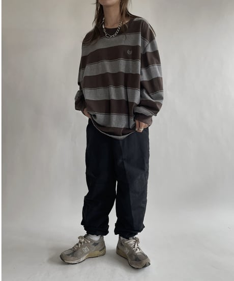 【USED】 Chaps Long Sleeved Striped T-shirt / 220618-014