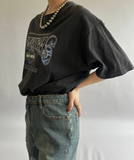 【USED】Made in USA HARLEY DAVIDSON T-Shirt /240824-038