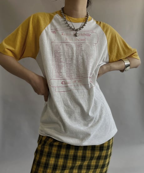 【USED】 S/S 80's Hanes raglan T-shirt / 230603-009