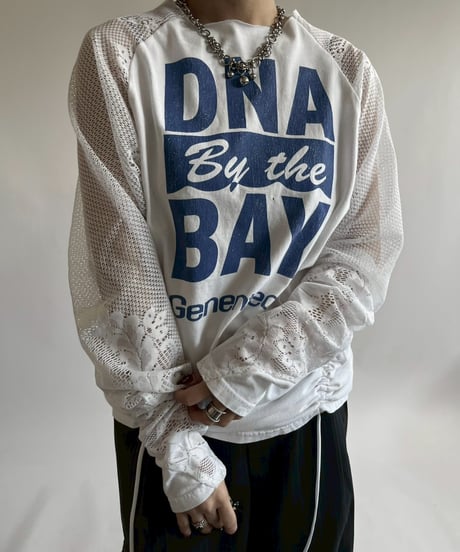 【RE;CIRCLE】 RE Lace Switching Raglan T-Shirt / 250605-006