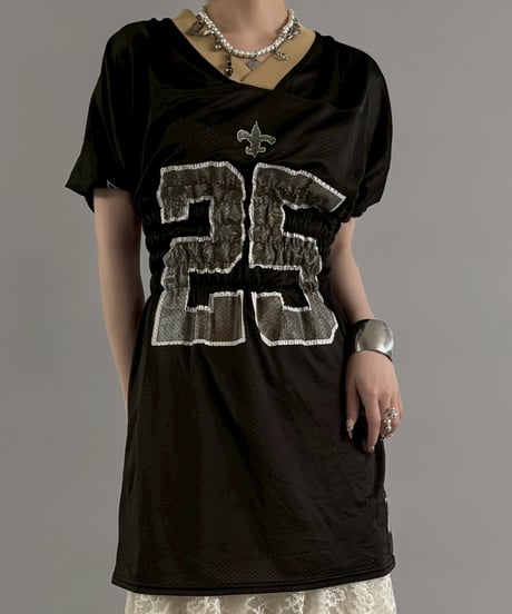 【RE;CIRCLE】 Shirring Football Shirt  /  250904-006