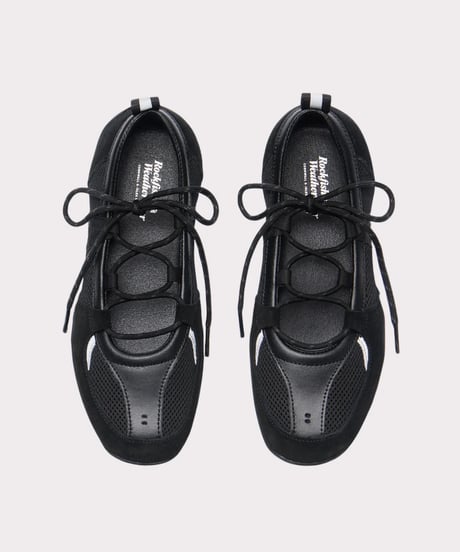 【ROCKFISH WEATHERWEAR】NICOLE WEAVING LACEUP SNEAKERS Black / RF1SHBE3SK007