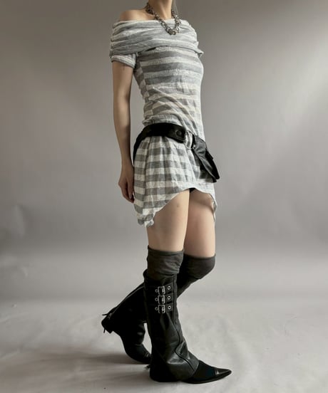 【RE;CIRCLE】 RE Leather Leg Cover / 260507-001