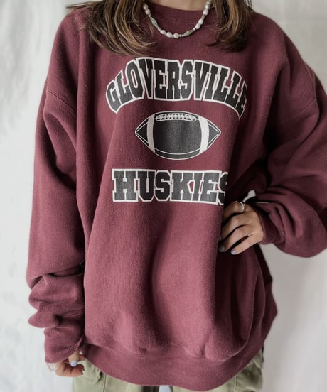 【USED】   Champion Reverse Weave Sweat GLOVERSVILLE/211007-024