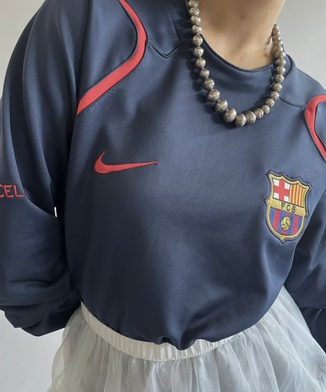 【USED】 Nike BARCELONA Soccer Shirt /240831-021