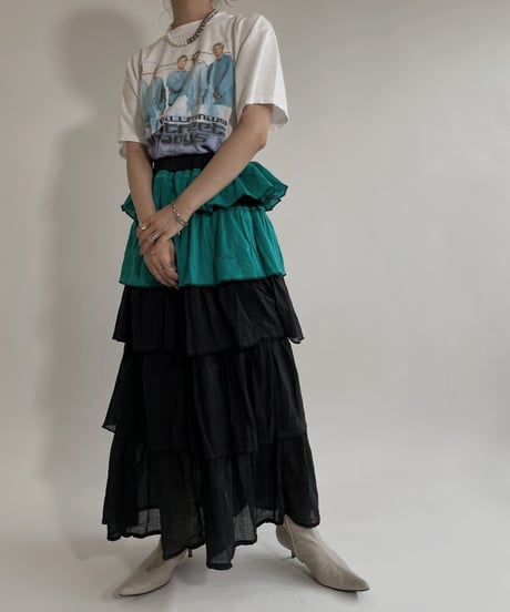 【RE;CIRCLE】 RE Indian Cotton Skirt / 220503-002