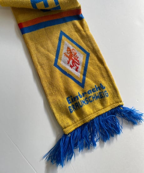 【USED】 Knit Soccer Muffler Blue × Yellow / 230206-014