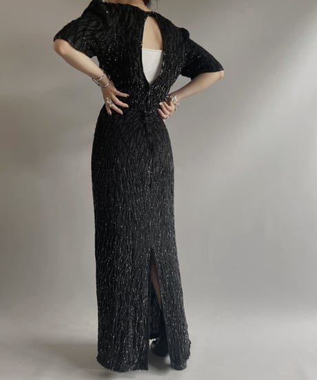 【USED】 Silk Spangle One-Piece/ 230722-019