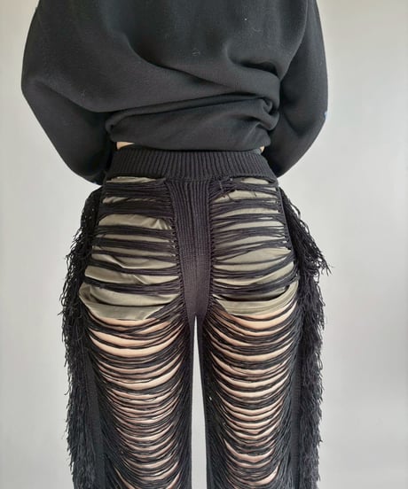 【USED】 Fringe Design Pants / 251227-014