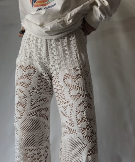 【RE;CIRCLE】 RE Lace Pants①/ 210801-040