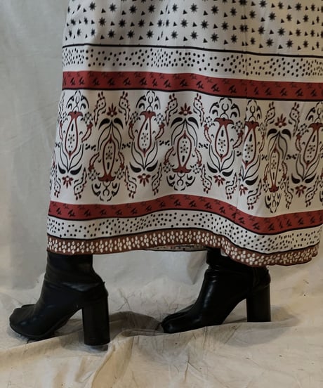 【USED】Poly Front Open Dress/210217-060