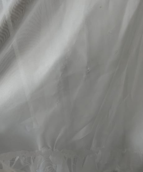 【RE;CIRCLE】 RE Sheer White Camisole One-piece / 220721-003