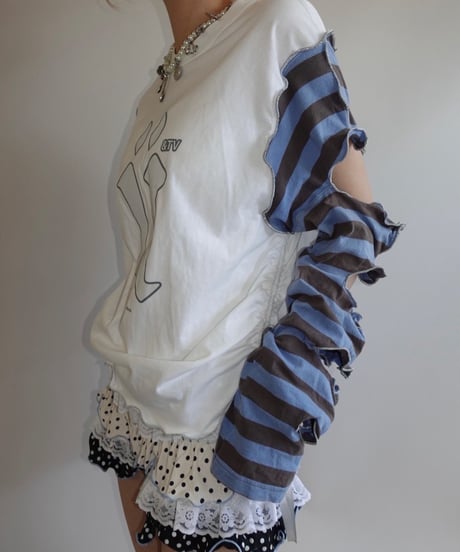 【CA MEETS UV】 RE Mellow Drawstring L/S Top   / 250807-009