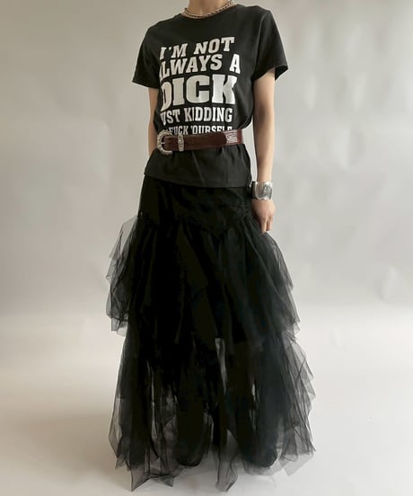 【USED】 RESIZED message T-Shirt / 250830-029