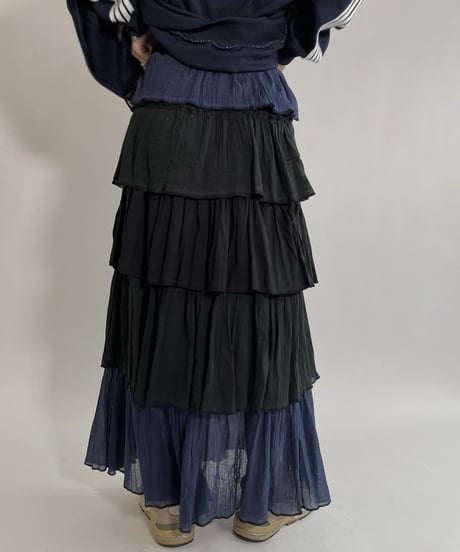 【RE;CIRCLE】 RE Indian Cotton Skirt / 220503-012