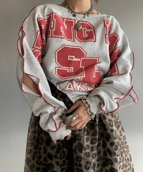 【RE;CIRCLE】 RE Mellow Leotard Sweat Top /  241017-020