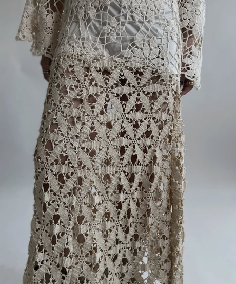 【RE;CIRCLE】 RE Crochet Lace Mermaid Skirt / 220427-013