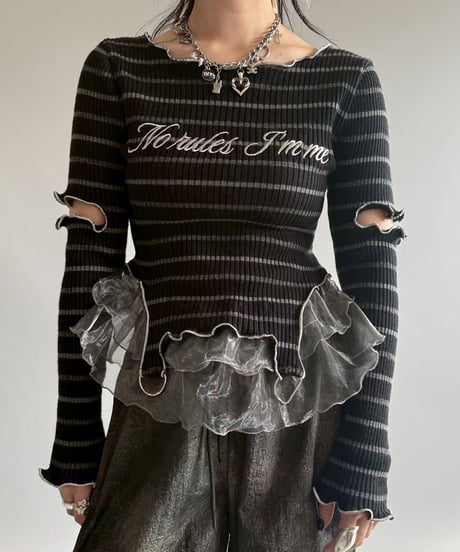 【RE;CIRCLE】 RE Mellow Knit Top/  251023-032