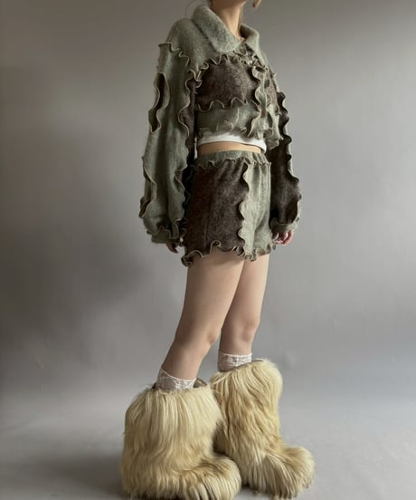 【RE;CIRCLE】 RE Mellow Mohair Knit Set up/ 251127-001