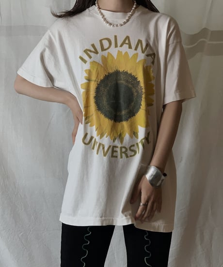 【USED】S/S T-shirt Flower④/210604-030