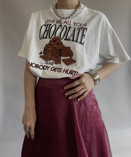 【USED】 S/S give me Chocolate T-shirt / 230603-030