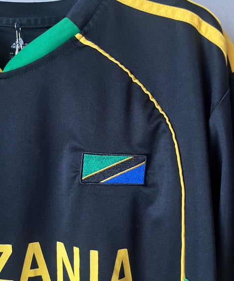 【USED 】adidas TANZANIA  Soccer Shirt /240603-006