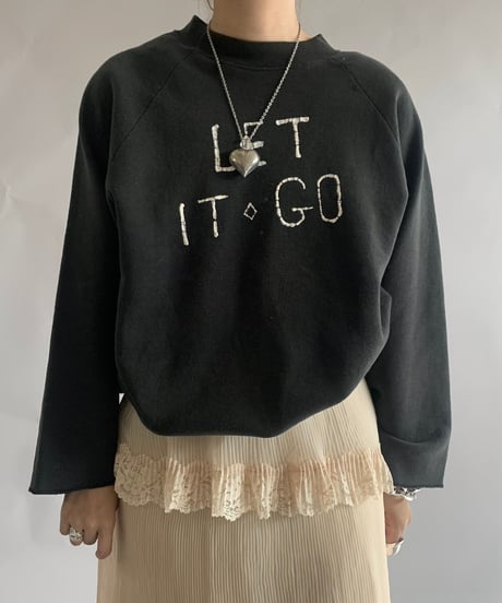 【USED】 80~90's LET IT GO Sweat Top  /241102-013