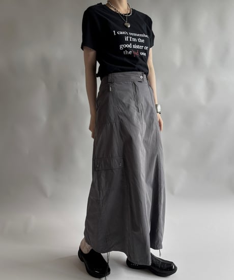 【USED】 RESIZED message T-Shirt / 250830-014