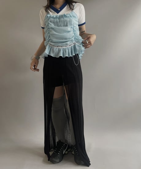 【RE;CIRCLE】RE Code Lingerie Camisole Top  / 230817-006