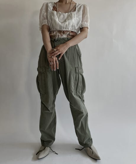 【USED】 Army Pants Jungle Fatigue / 220526-045