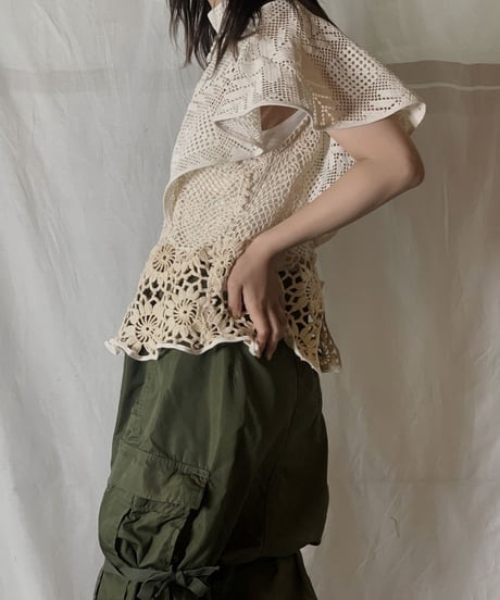 【RE;CIRCLE】RE Crocket N/S Top/210526-069