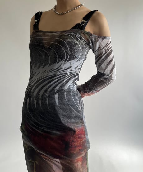 【USED】 JADED Design Sheer Camisole one-Piece /250208-020