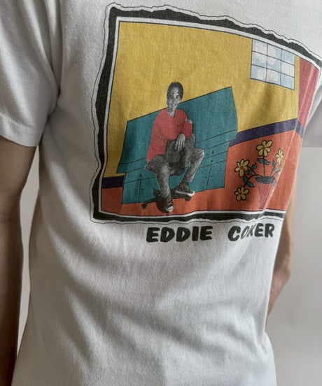 【USED】 Made in USA 94's Hanes EDDIE COKER T-Shirt /250621-033