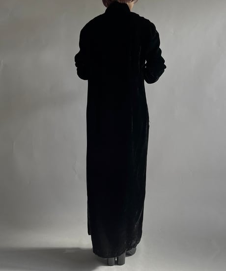 【USED】 Velour China Dress /241214-015