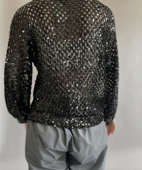 【USED】 Spangle L/S Top/ 230506-010