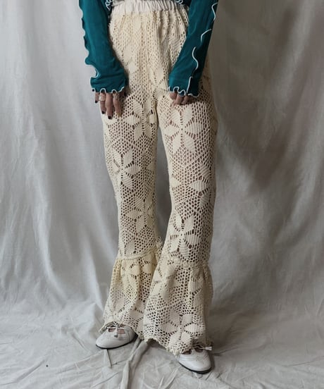 【RE;CIRCLE】 RE Crochet Pants②/210512-014