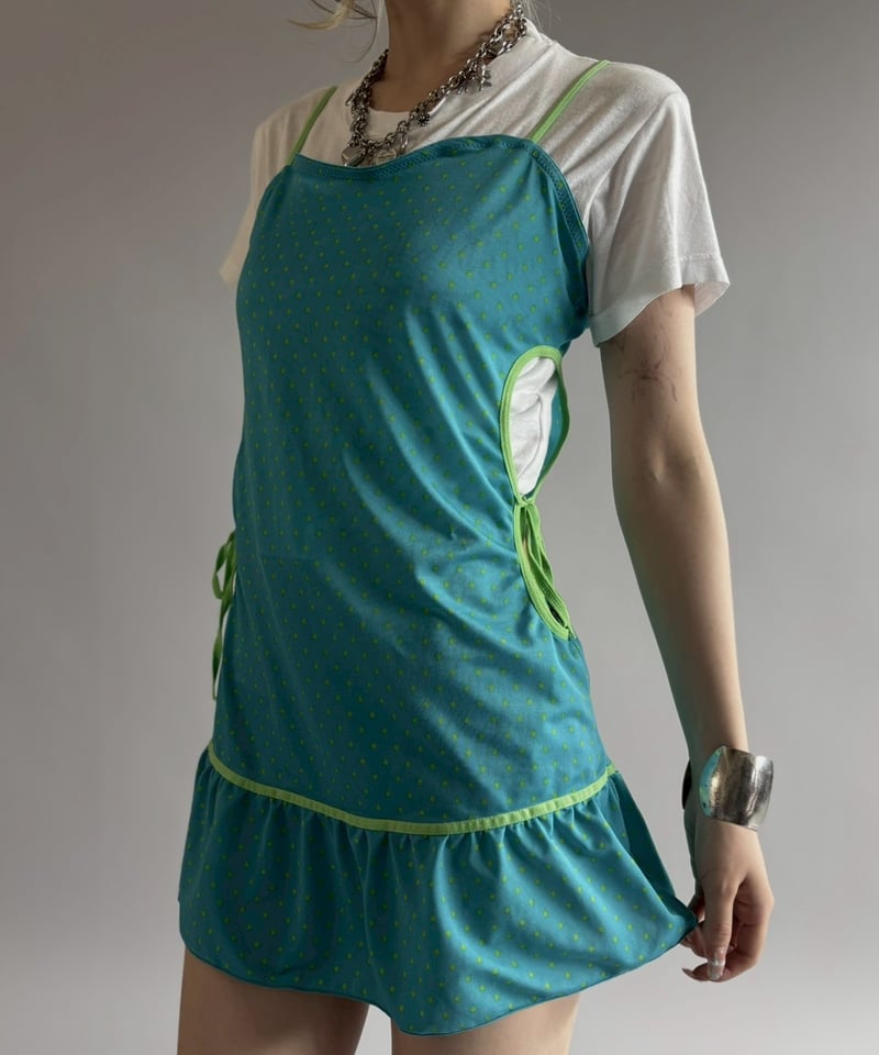 USED】 Dot Pattern Camisole One-Piece /260622-