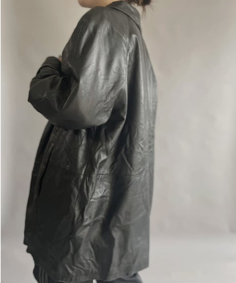 【USED】 Conbipel Leather Jacket / 230218-003