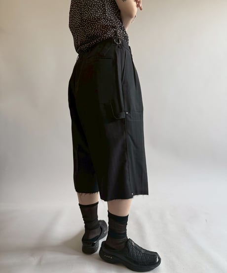 【RE;CIRCLE】 Re Suit Double Knee Shorts / 250612-001
