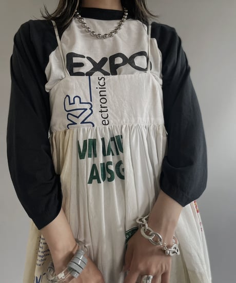 【RE;CIRCLE】RE Eco-Friendly Bag Camisole Long One-piece / 230622-025