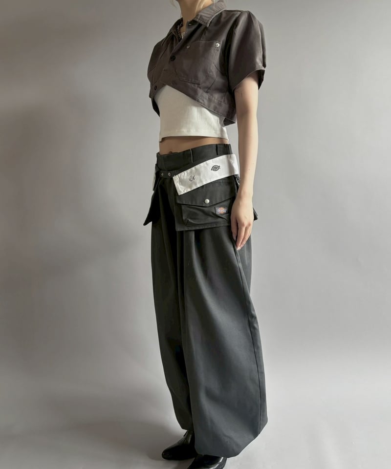 CHINATSU AOYAMAリメイクゲームシャツ Chinatsu Aoyama】 RE Makers Shirt Charcoal Gray