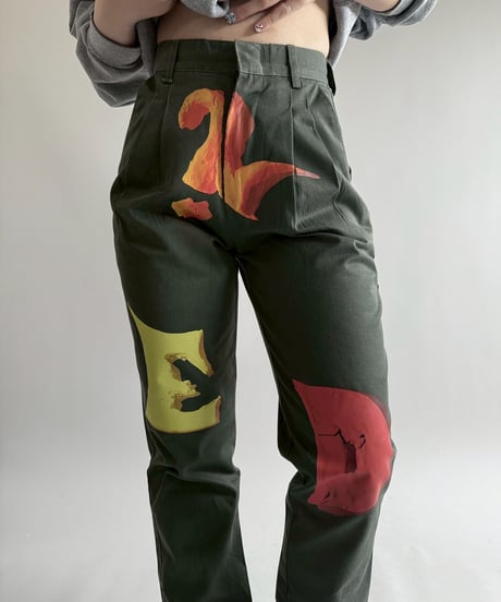 【USED】 END IS NEAR 2Tuck Pants  / 250329-009