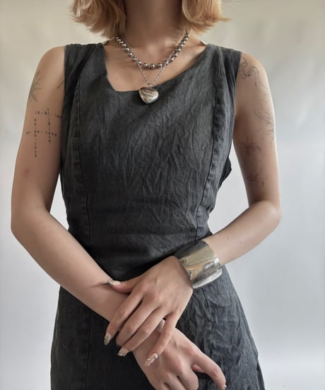 【USED】 N/S Linen Design One-Piece / 250823-031