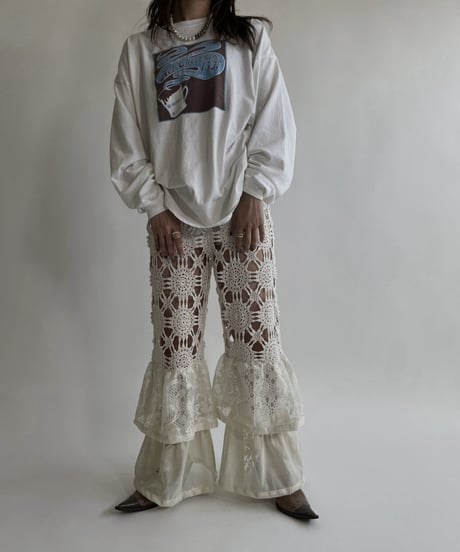 【USED】 Long Sleeves T-shirt “Hot Chocolate”/ 220507-001