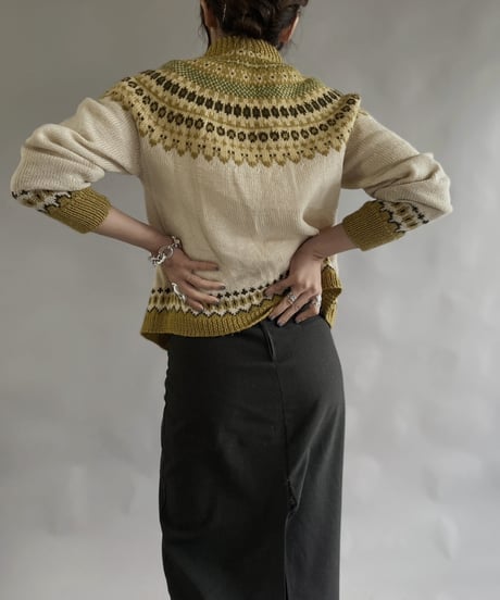 【USED】 Tirolean Knit Top /240120-008