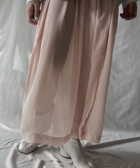 【USED】 Poly Long Skirt/211202-025