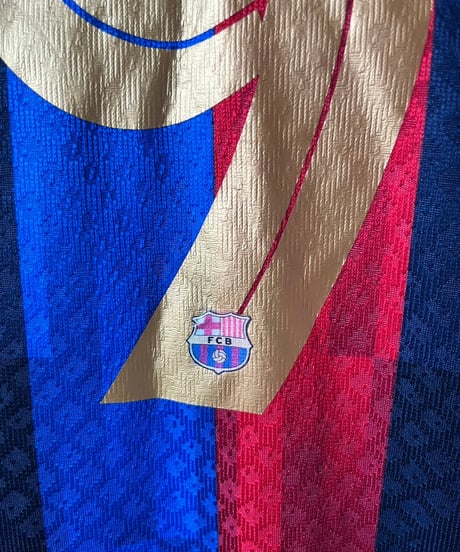 【USED 】Nike FC BARCELONA Soccer Shirt /240603-036