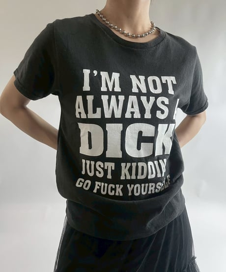 【USED】 RESIZED message T-Shirt / 250830-029